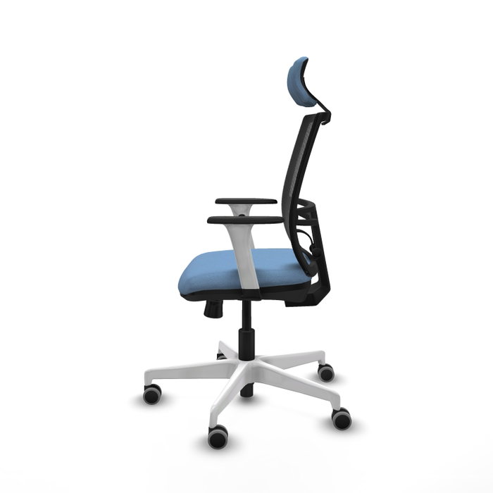 PIQUERAS Y CRESPO Silla de oficina Yunquera Azul cielo con mecanismo Sincro/Traslack PIQUERAS Y CRESPO Silla de oficina Yunquera Azul cielo con mecanismo Sincro/Traslack