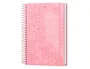 Liderpapel Agenda Oficina 2027 Espiral Syros Día Página A5 Bilingüe Rosa