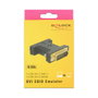 DeLOCK 63313 Adaptador DVI 24+1 Macho a DVI 24+5 Hembra con Emulador EDID