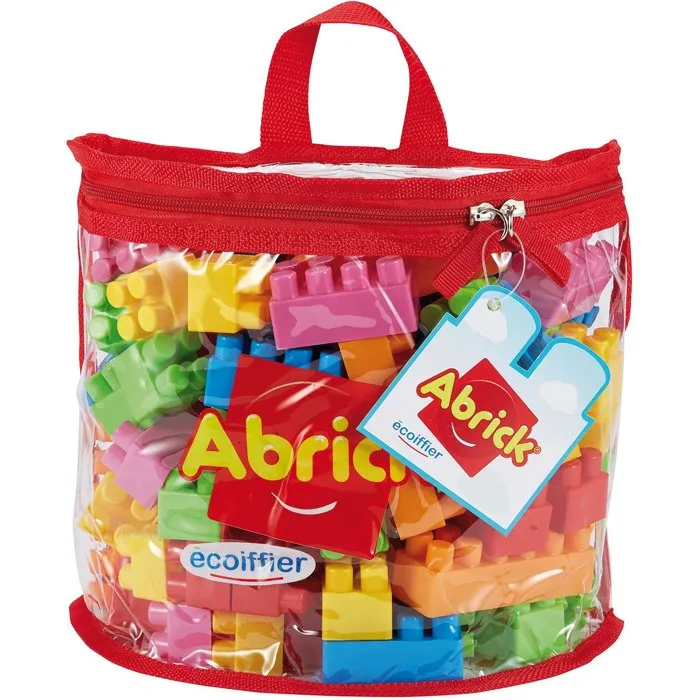Ecoiffier Bolsa Media Luna 100 Piezas Bloques Construcción