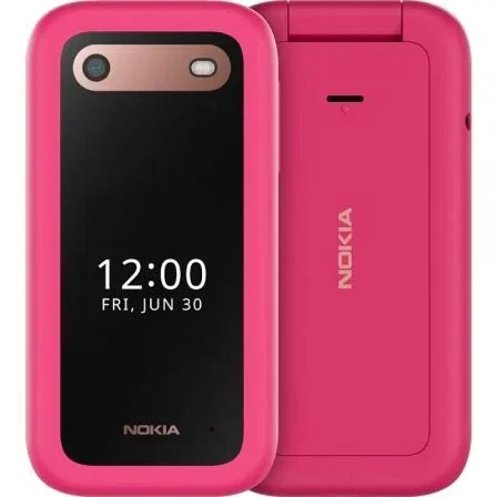 Teléfono Móvil Nokia 2660 FLIP Rosa 2,8" 128 MB