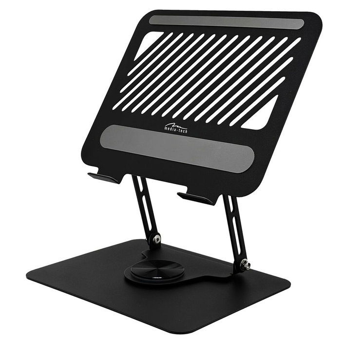 Media-Tech Laptop Stand Roto MT2662 para portátiles de 10-17 pulgadas Media-Tech Laptop Stand Roto MT2662 para portátiles de 10-17 pulgadas