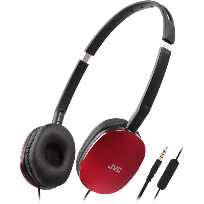 JVC HA-S160M-RU Auriculares Diadema con Micrófono Alámbricos para Llamadas y Música, 1.2m, 32Ω, Azul