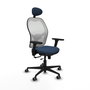 PIQUERAS Y CRESPO Silla de oficina Jorquera Azul marino y Blanco