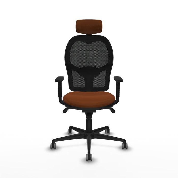 PIQUERAS Y CRESPO Silla de oficina Jorquera Marrón y Negro