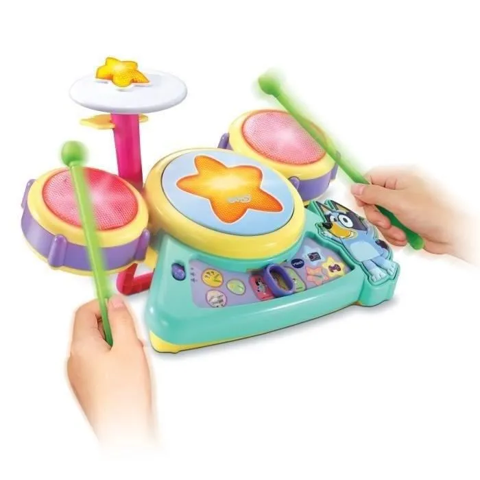 Vtech Bluey La Batería Interactiva Multicolor Idioma Francés