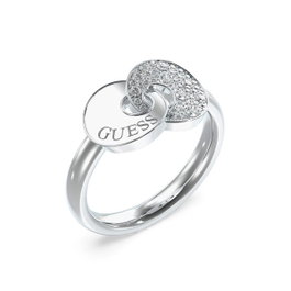 Guess Anillo Blooming Summer JUBR05222JWRH54 Gris Talla 54