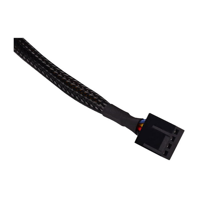Alphacool Cable de Extensión de Ventilador 4-Pin a 4-Pin 60cm Negro