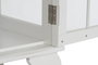DKD Home Decor Buffet de Abeto y Cristal Blanco