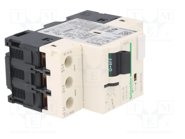 SCHNEIDER ELECTRIC GV2RT05 Interruptor motorizado 0,25/0,37kW 230÷690VAC SCHNEIDER ELECTRIC GV2RT05 Interruptor motorizado 0,25/0,37kW 230÷690VAC