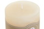 DKD Home Decor Vela Basicos 01 Crema Cera Parafina 7 x 7 x 7 cm Duración 32 Horas Pack 12 Unidades