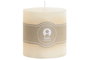 DKD Home Decor Vela Basicos 01 Crema Cera Parafina 7 x 7 x 7 cm Duración 32 Horas Pack 12 Unidades