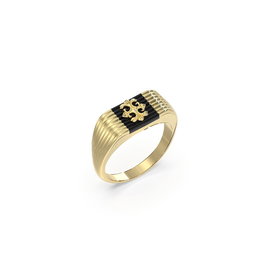 Anillo Hombre Guess JUMR05069JWYGBK66 Dorado 26