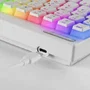 Teclado Gaming Mecánico Inalambrico Mars Gaming MKCLOUDWBES/ Blanco