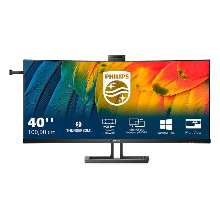 Philips 40B1U6903CH 40" Monitor Curvo 5K UltraWide 5120x2160 IPS 21:9 2500R HDR10 USB-C HDMI DisplayPort Altavoces