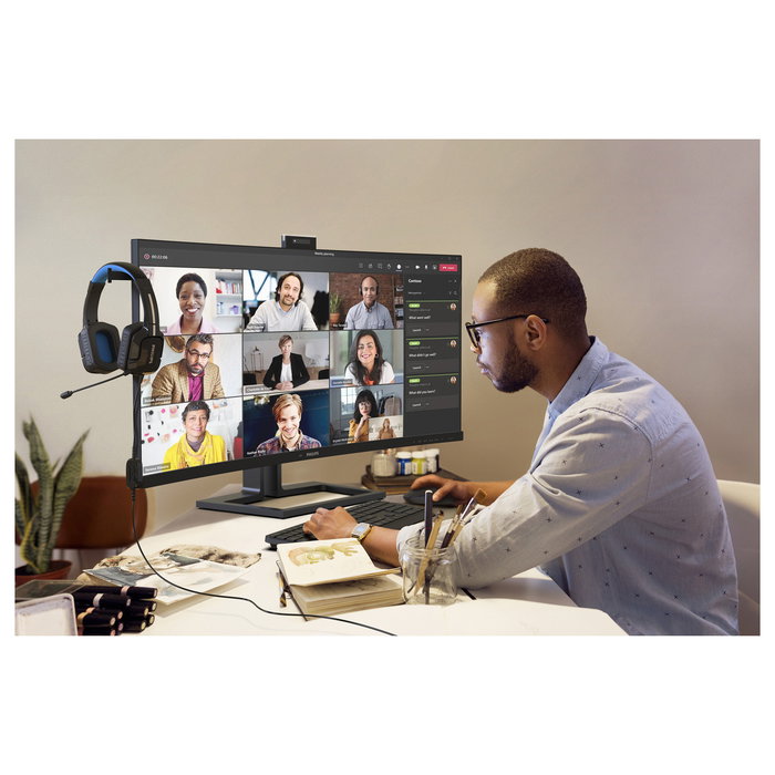 Philips 40B1U6903CH 40" Monitor Curvo 5K UltraWide 5120x2160 IPS 21:9 2500R HDR10 USB-C HDMI DisplayPort Altavoces