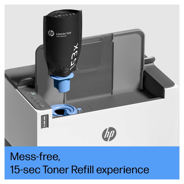 HP LaserJet Tank 2504dw Impresora Láser Negro A4 22 ppm, Wi-Fi, Bluetooth, Duplex Automático, LAN, Kit de Tóner de Alta Capacidad Incluido