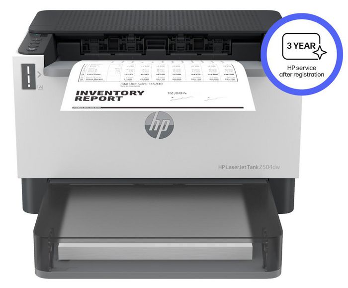 HP LaserJet Tank 2504dw - Impresora Laser Monocromo Inalámbrica, Doble Cara, hasta 22 ppm, con Tóner para 5000 páginas