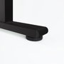 Mesa de Escritorio TooQ TQESSD01-BK Negro Acero (140 x 60 cm)