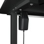 Mesa de Escritorio TooQ TQESSD01-BK Negro Acero (140 x 60 cm)