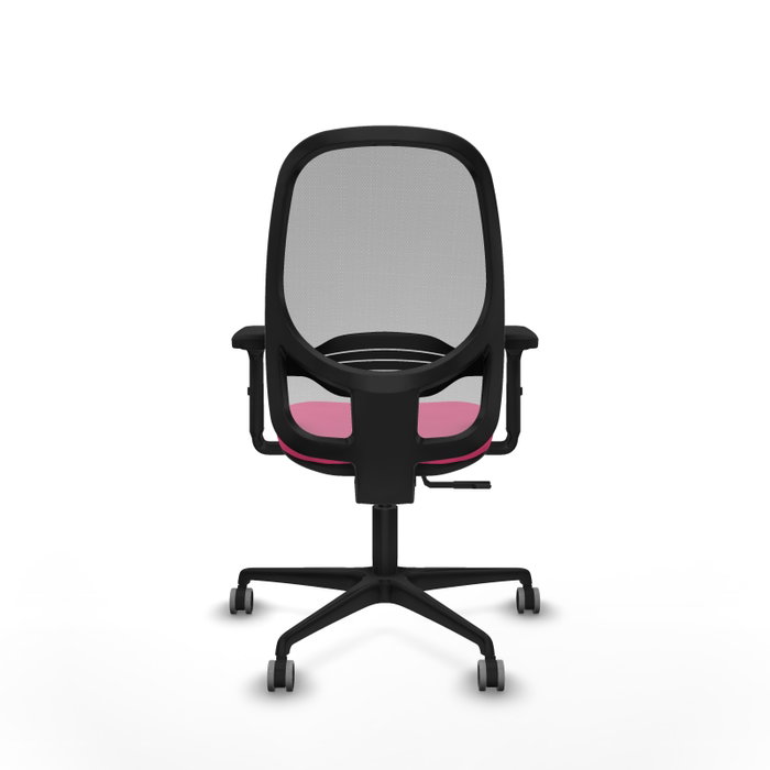 PIQUERAS Y CRESPO Silla de oficina Cilanco Rosa y Gris con mecanismo Sincro PIQUERAS Y CRESPO Silla de oficina Cilanco Rosa y Gris con mecanismo Sincro