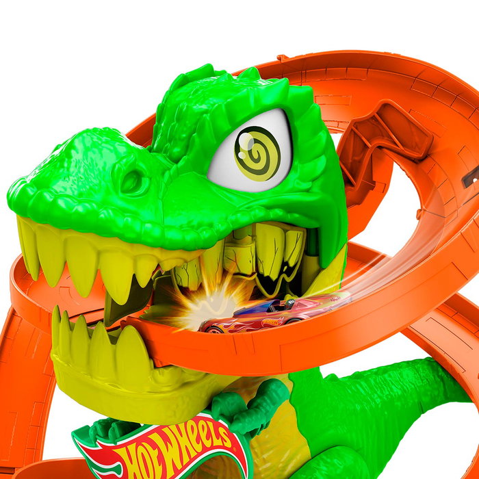 Hot Wheels Súper Estación de Bomberos T-Rex City