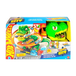 Hot Wheels Súper Estación de Bomberos T-Rex City