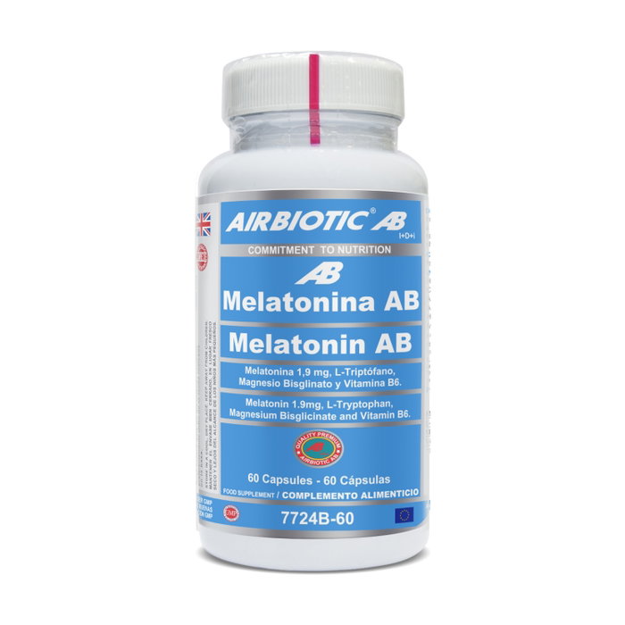 AIRBIOTIC Melatonina AB 1,9mg 60 cápsulas