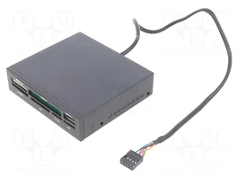 AKYGA Lector de tarjetas de memoria USB 2.0 Negro