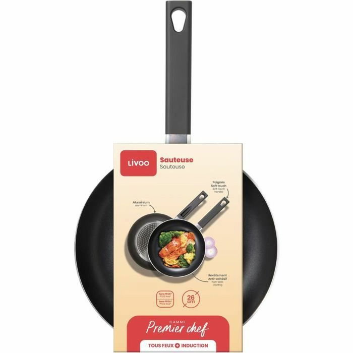 Livoo Sartén de 26 cm MEP153N Antiadherente Livoo Sartén de 26 cm MEP153N Antiadherente
