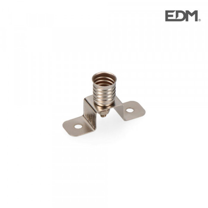 Edm Portalámparas Mignonette E10 Cromado Retractilado