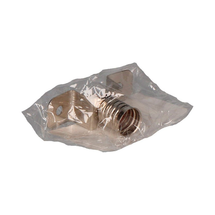 Edm Portalámparas Mignonette E10 Metálico Cromado Hierro para Manualidades Retractilado Edm Portalámparas Mignonette E10 Metálico Cromado Hierro para Manualidades Retractilado