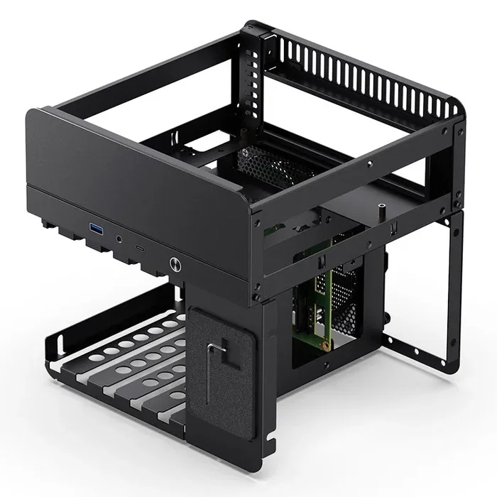 Jonsbo N2 Mini-ITX NAS Gehäuse - schwarz