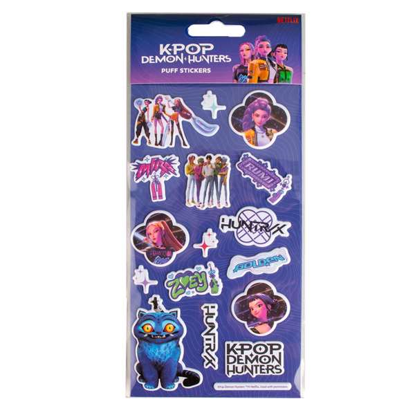 Blue Sky Studios Set de Pegatinas Puff KPop Demon Hunters