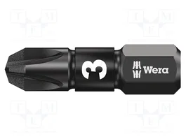 WERA Punta de destornillador Pozidriv® PZ3 con recubrimiento de diamante