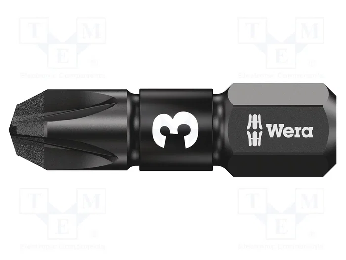 WERA Punta de destornillador Pozidriv® PZ3 con recubrimiento de diamante WERA Punta de destornillador Pozidriv® PZ3 con recubrimiento de diamante