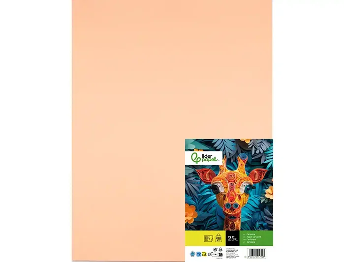 Liderpapel Cartulina Sepia 50x65 cm 240g/m2 (25 hojas)