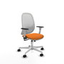 PIQUERAS Y CRESPO Silla de oficina Cilanco Naranja y Blanco