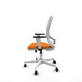 PIQUERAS Y CRESPO Silla de oficina Cilanco Naranja y Blanco