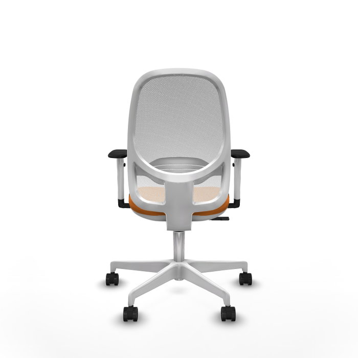 PIQUERAS Y CRESPO Silla de oficina Cilanco Naranja y Blanco