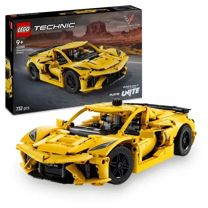 Lego 42205 Chevrolet Corvette Stingray Coche Deportivo para Niños de 9 Años en Adelante Lego 42205 Chevrolet Corvette Stingray Coche Deportivo para Niños de 9 Años en Adelante