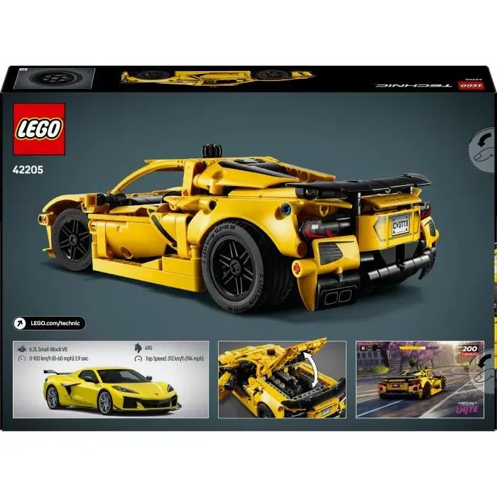 Lego 42205 Chevrolet Corvette Stingray Coche Deportivo para Niños de 9 Años en Adelante Lego 42205 Chevrolet Corvette Stingray Coche Deportivo para Niños de 9 Años en Adelante