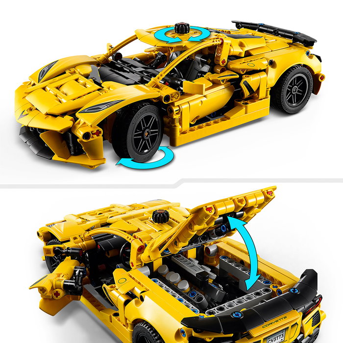 LEGO Technic Chevrolet Corvette Stingray 42205 Set de Construcción de Coche de Juguete para Niños +9 Años