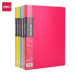 Deli Carpeta Rio A4 con 30 Fundas Transparentes Colores Surtidos