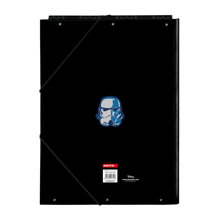Carpeta de anillas Star Wars Rebellion Negro A4 26 x 33.5 x 2.5 cm
