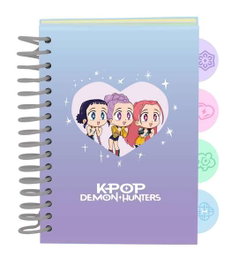 Safta Bloc de Notas A6 K-Pop Demon Hunters Chibi Polipropileno