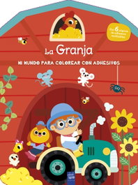 YOYO, Mi mundo para colorear con adhesivos. La granja