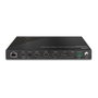 LINDY Extensor/Transmisor HDBaseT 38338 para HDMI, DisplayPort y Tipo-C, 4K UHD 3840x2160, 18 Gbit/s, 70 m sobre Cat6, Negro