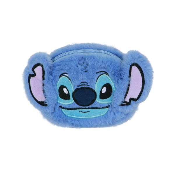 Karactermania Lilo y Stitch Monedero Pill Plush H 10x13x5cm Azul Poliéster Cierre Cremallera