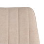 Silla Beige Tejido-Metal Contract 50 X 60 X 85 cm (Set de 4)